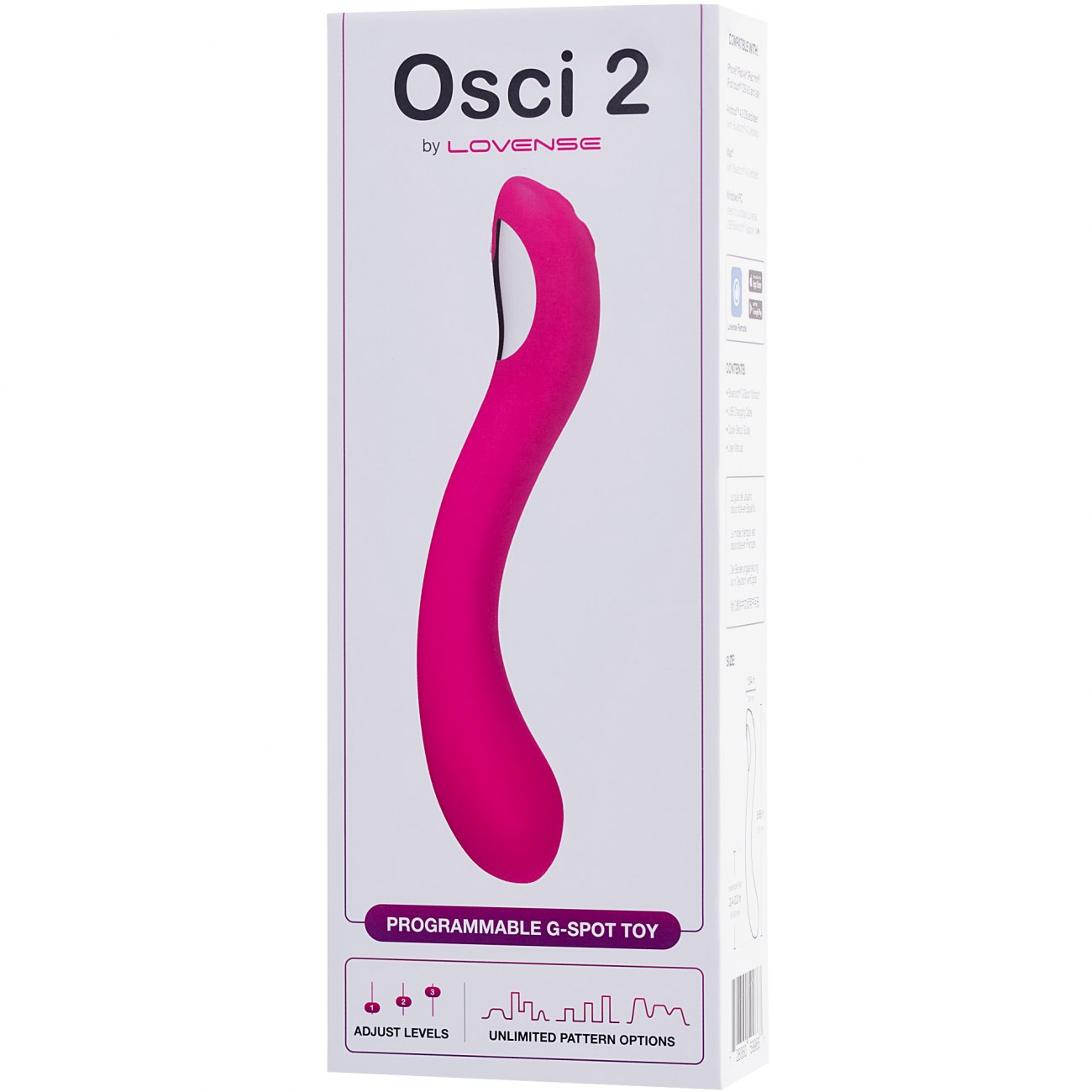 Интерактивный вибратор для женщин LOVENSE Osci 2