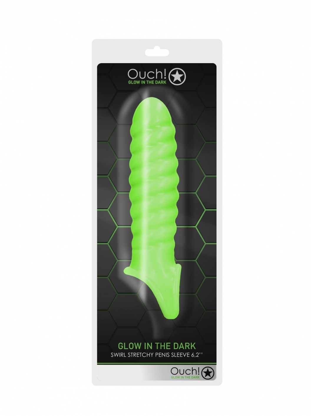 Закрытая насадка с кольцом neon Ouch