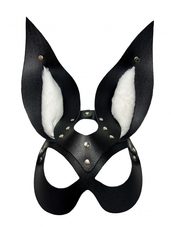 Маска зайца с мехом Miss Bunny