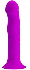 Массажер с вибрацией и пульсацией purple