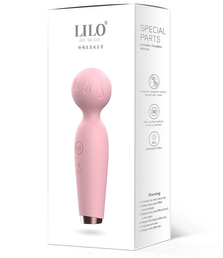 Розовый вибростимулятор Lilo