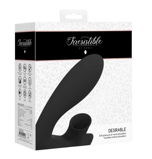 Двойной вибромассажер Irresistible Desirable Black