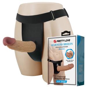 Полый страпон для мужчин и женщин с мягкой головкой 