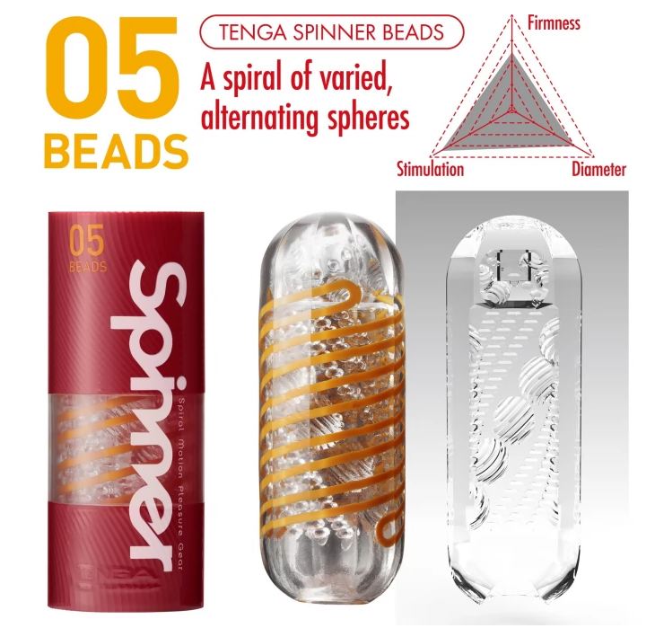 Мастурбатор TENGA SPINNER Beads