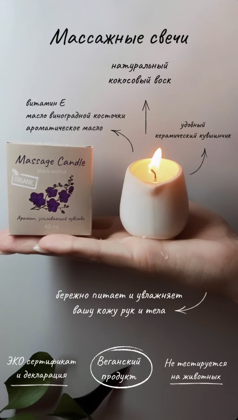 Массажная свеча  Куба Либре 45мл