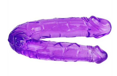 Фаллоимитатор двухголовый Purple