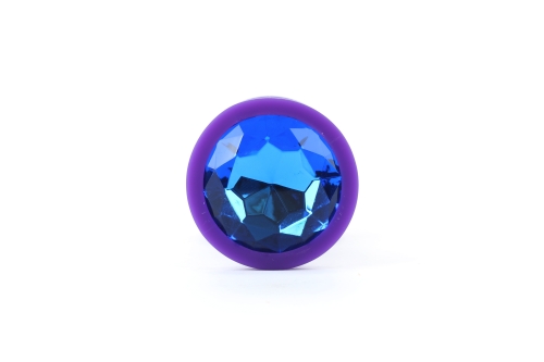 Фиолетовая анальная пробка Large Blue