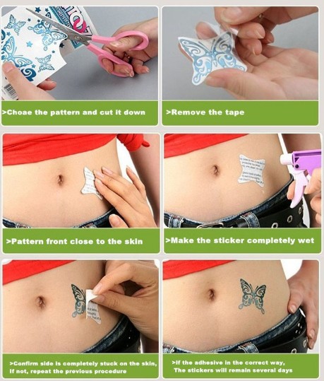 Временное тату губы