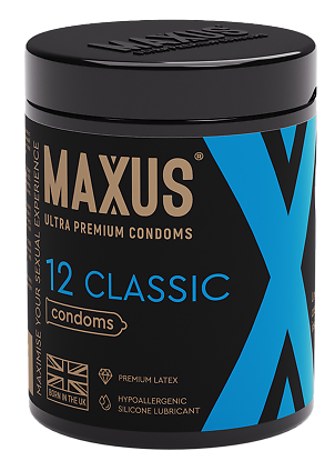 Презервативы  MAXUS Classic №12 шт X-Edition