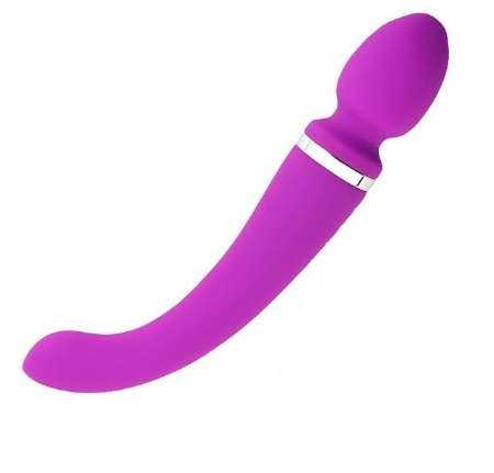Вибростимулятор двухсторонний Purple