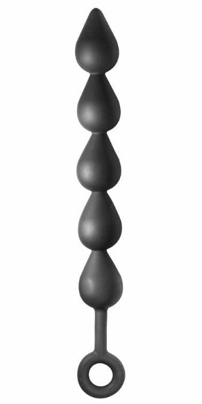 Анальная цепочка Black Super Beads
