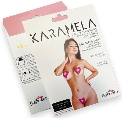 Съедобное бельё  со вкусом клубники с шампанским