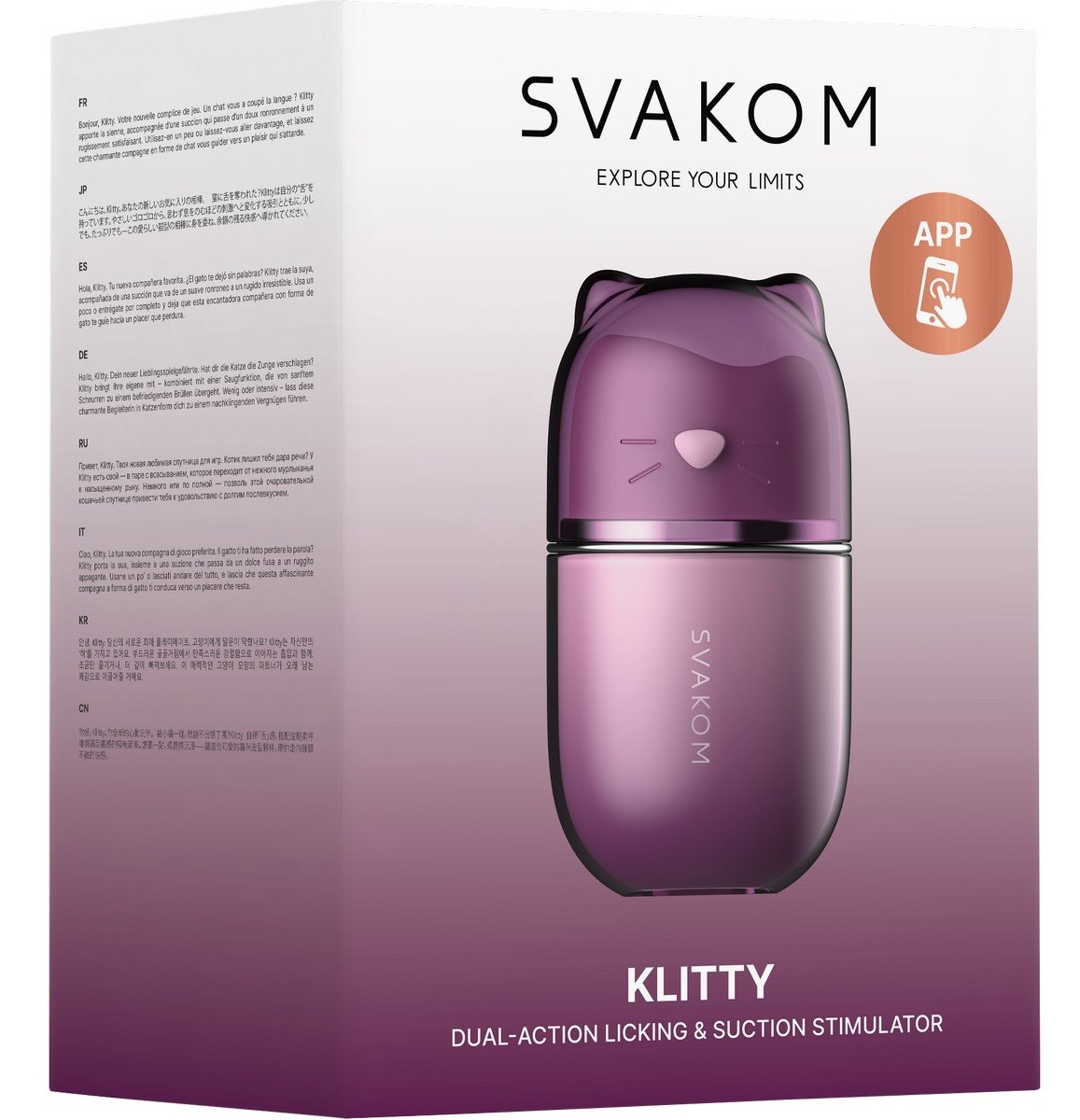 Клиторальный стимулятор Klitty Dusty Lavender