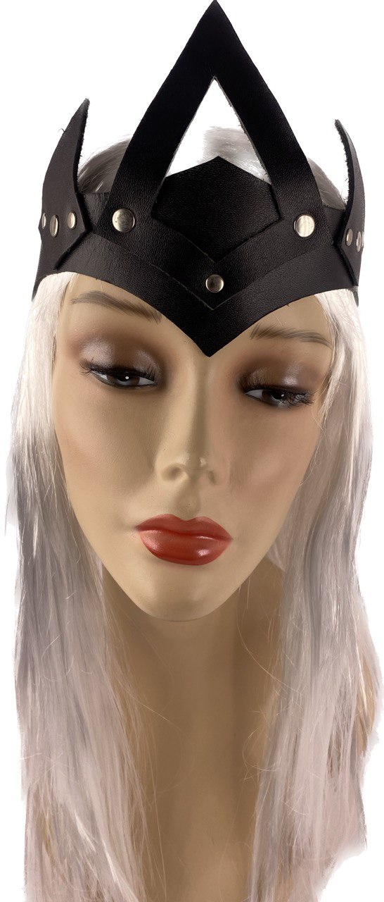 Корона кожаная