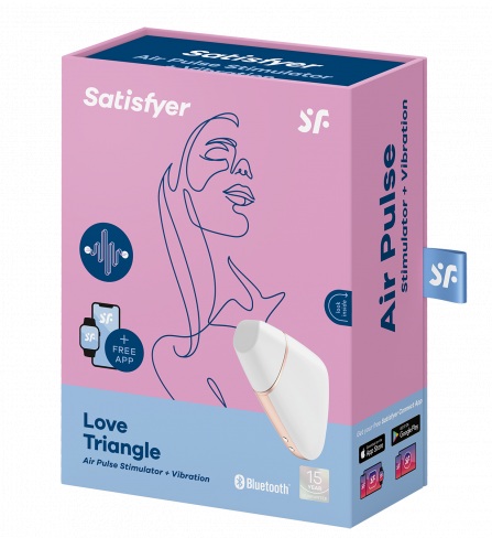 Клиторальный стимулятор  Satisfyer Love Triangle белый