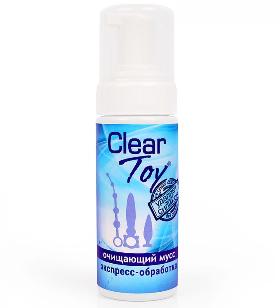 CLEAR TOY мусс-очиститель для секс-игрушек 150 мл