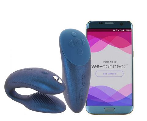 Темно синий вибратор для пары WE-VIBE Chorus