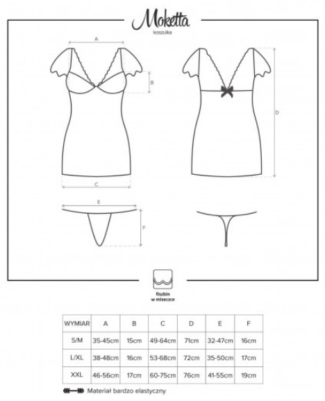 Изысканная сорочка Moketta L/XL