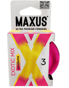 Презервативы MAXUS Exotic Mix арома №3 