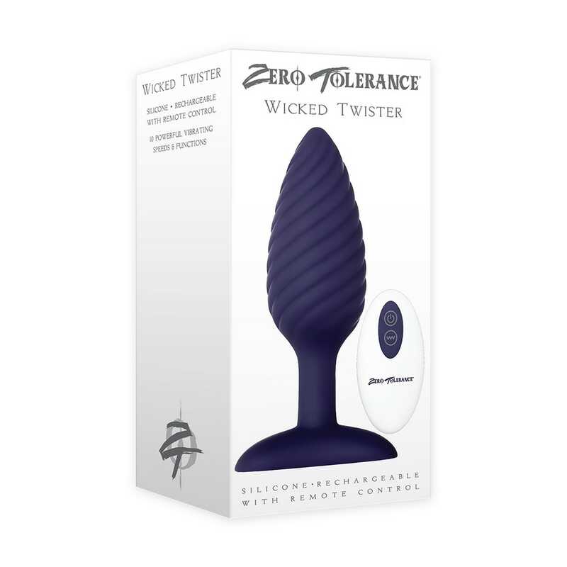 Анальная вибропробка  WICKED TWISTER