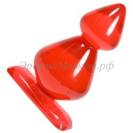 Анальная пробка Gum Drops Double Bubble Red