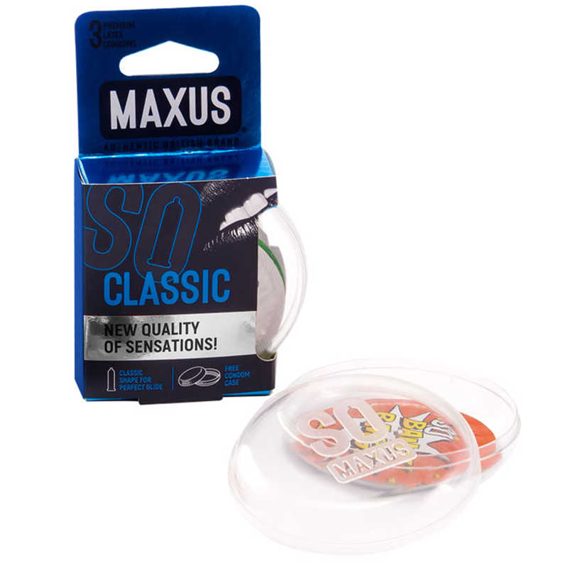 Презервативы  MAXUS Classic №3 в пластике