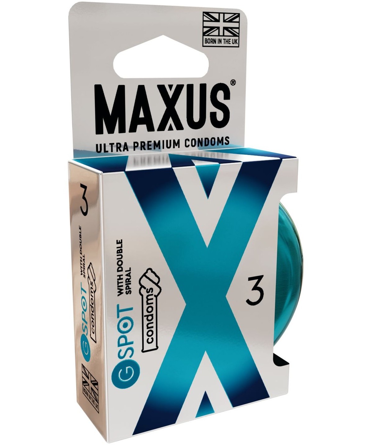 Презервативы MAXUS двойная спираль G Spot 3 шт