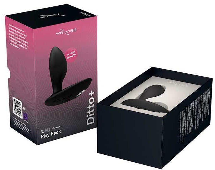 Анальная вибровтулка We-Vibe Ditto черная