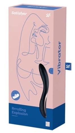 Вибратор Satisfyer Rrrolling Explosion с движущимся шариком для точки G