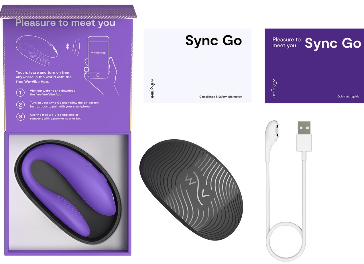 Вибромассажер для пар We-Vibe Sync Go фиолетовый