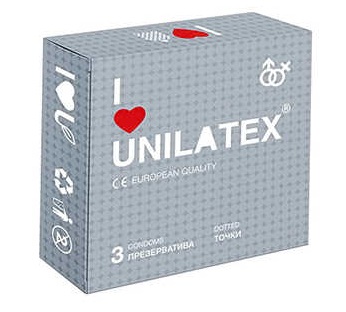 Презервативы Unilatex Dotted 3 шт