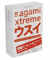 Презервативы Sagami Xtreme 0,04 латексные 3 шт