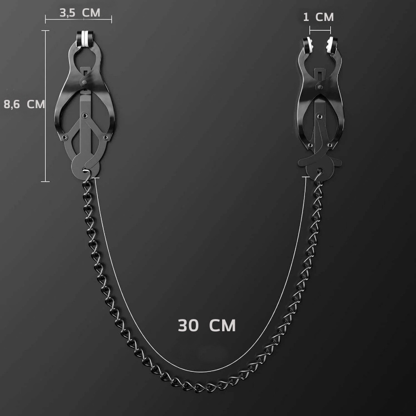 Зажимы для сосков клевер с цепочкой металлические