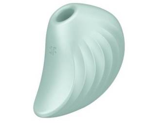 Зеленый стимулятор клитора Satisfyer Pearl Diver 