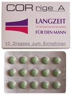 Препарат для продления эрекции CORrige A   45 штук