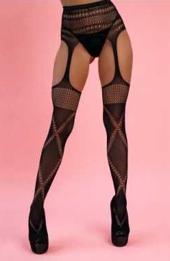 Сексуальные чулки с широким поясом
