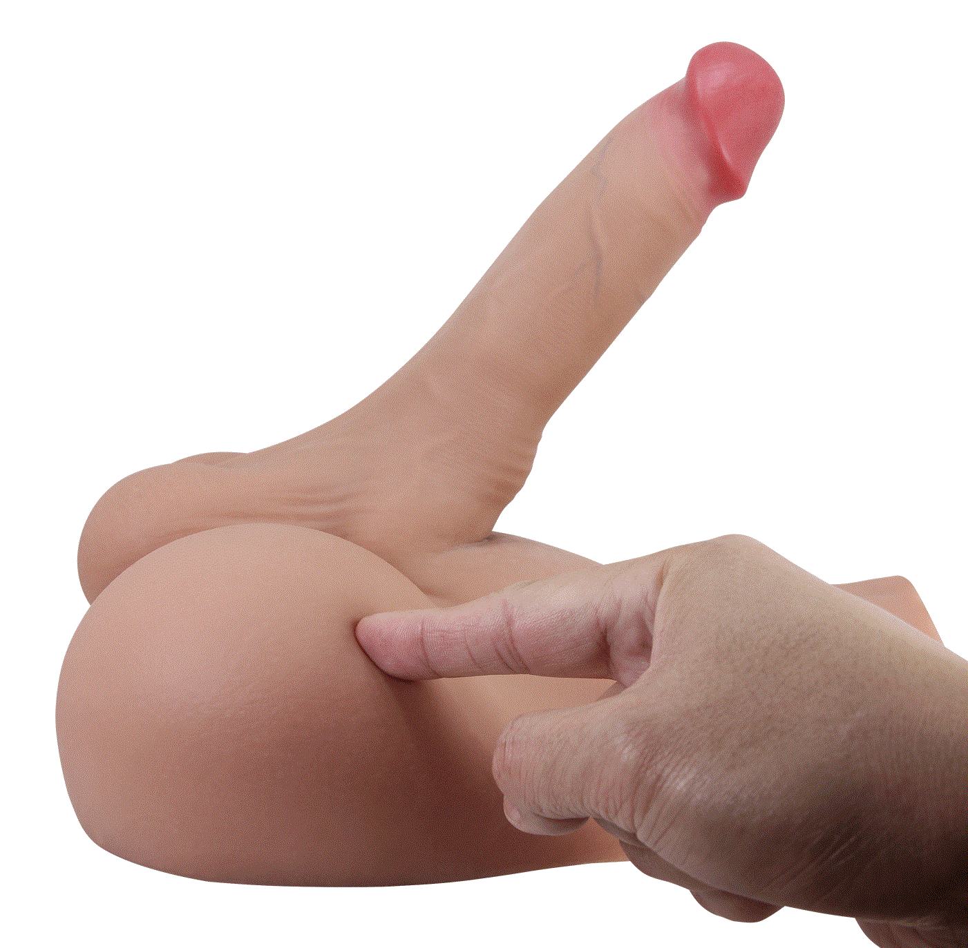 Мужской реалистичный полуторс с анальным отверстием
