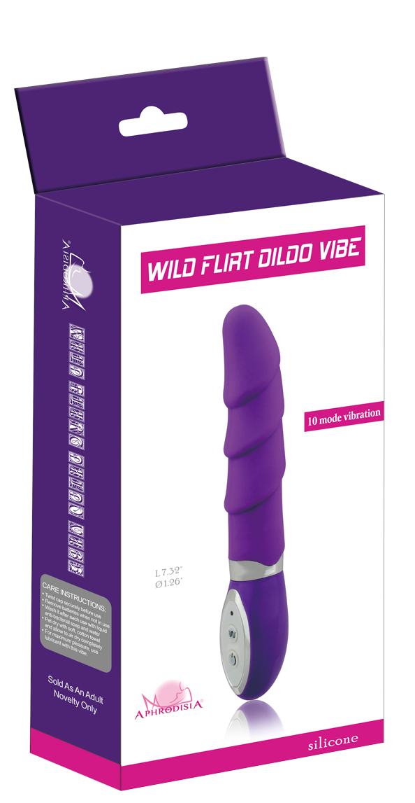 Вибростимулятор пурпурный Wild Flirt Dildo