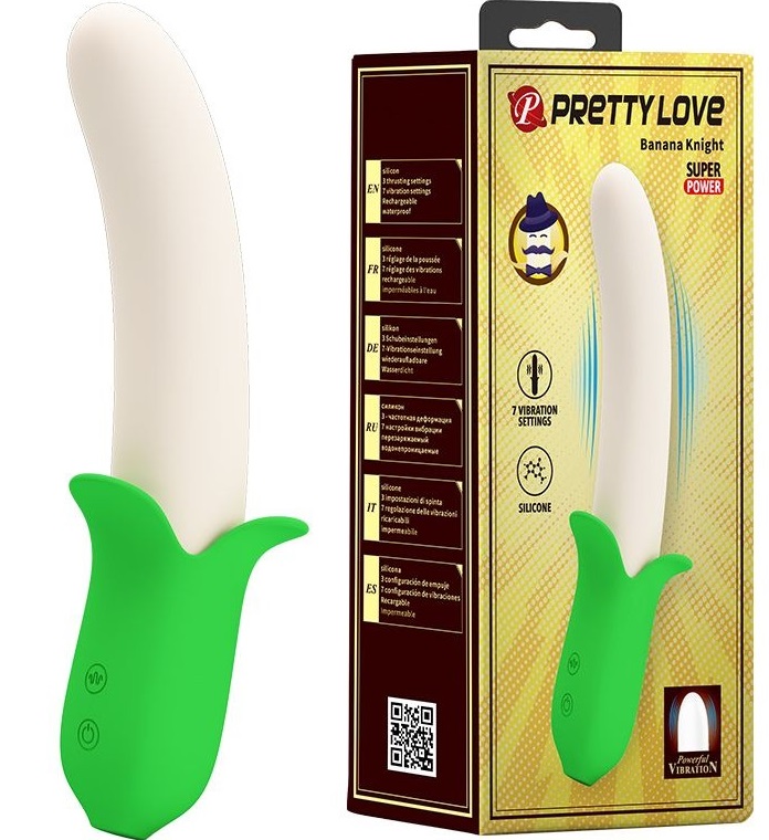 Вибратор  белый  B-nana