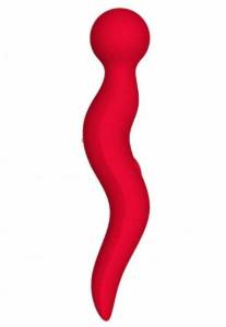 Алый вибромассажер Cassi 
