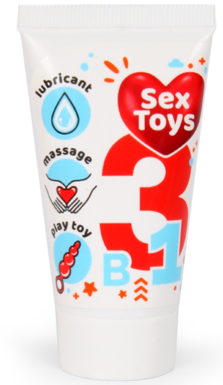 Гель-лубрикант SexToys 3в1 25 мл