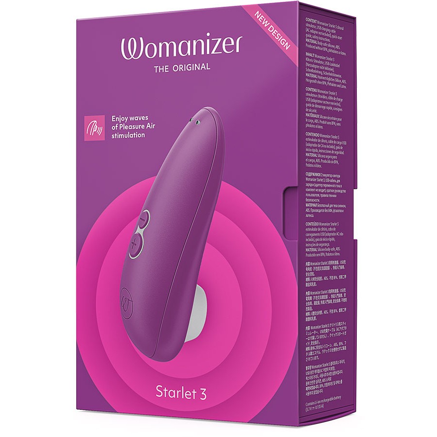 Клиторальный стимулятор Womanizer Starlet 3 фиолетовый
