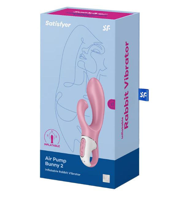 Вибратор с расширением Air Pump Bunny 2