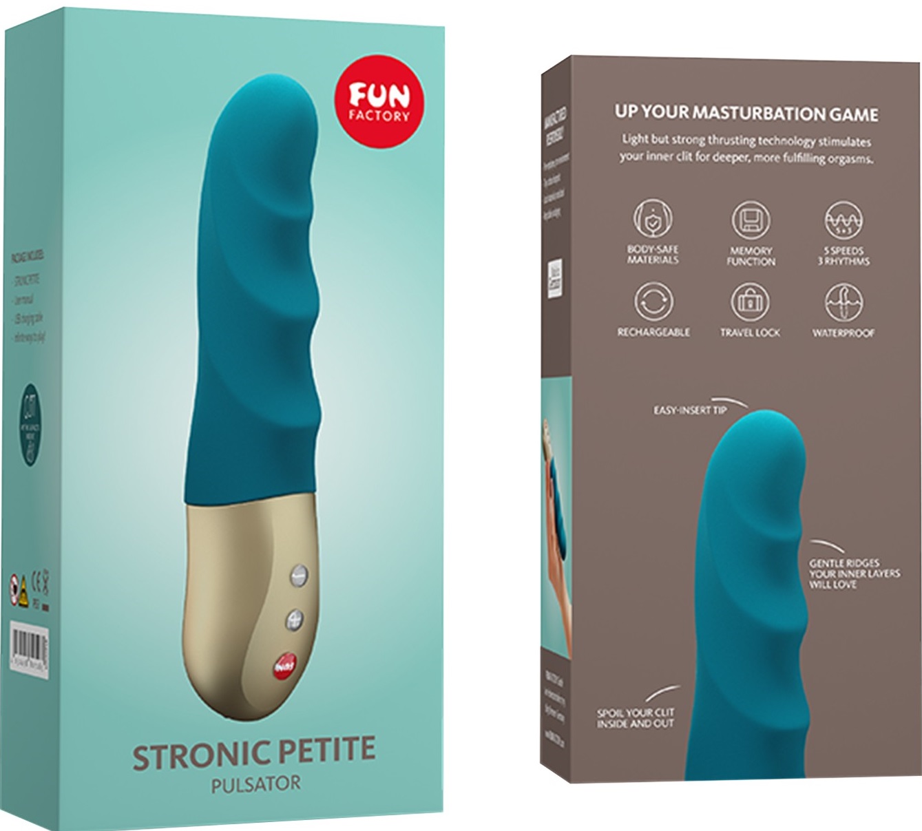 Пульсатор Fun Factory Stronic Petite бирюзовый