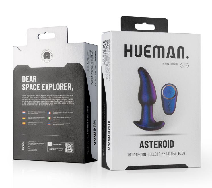 Изогнутая анальная пробка Asteroid с стимулирующими бусинами