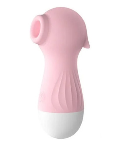 Вакуумный мини стимулятор клитора розовый