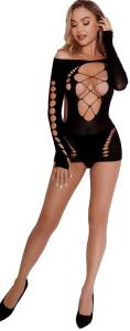 Соблазнительное платье со шнуровкой 
