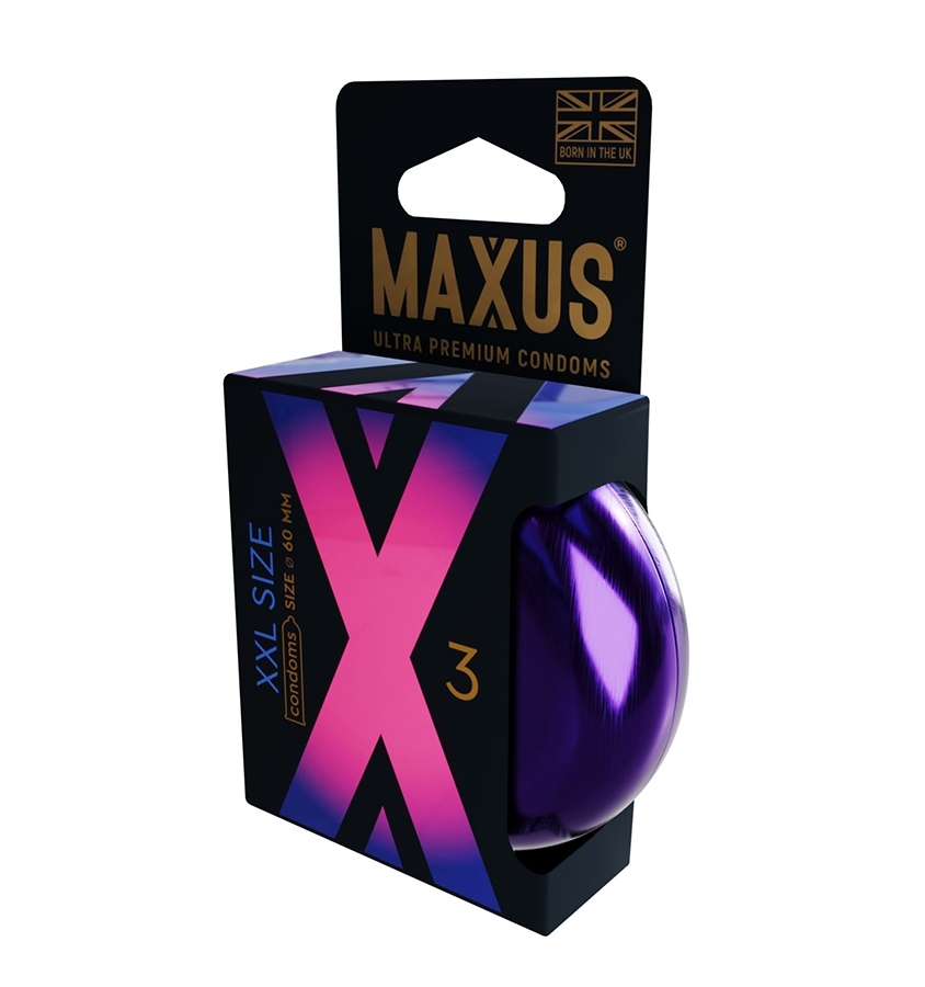 Презервативы увеличенные MAXUS XXL №3