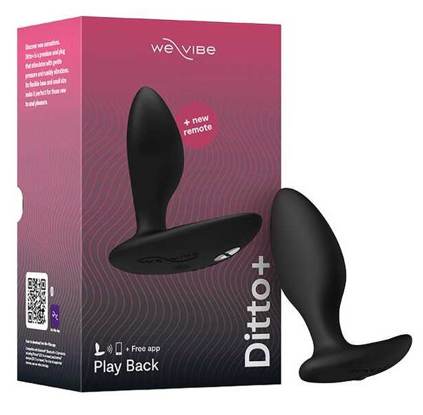 Анальная вибровтулка We-Vibe Ditto черная