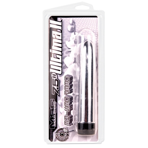 Серебряный вибратор 7,5in